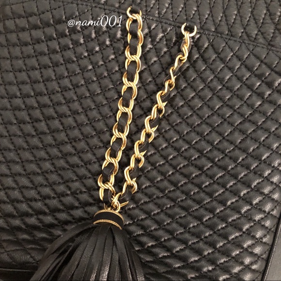 Vintage Bally Quilted Lambskin Shoulder Bag EUC - Picture 8 of 12